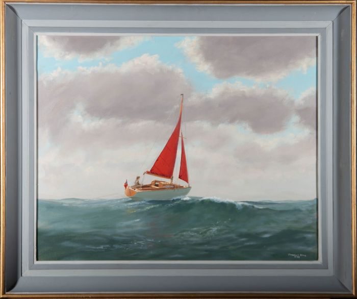Stewart Charles Hine (1928-2018) - 1992 Oil, Westing in 'Twee'