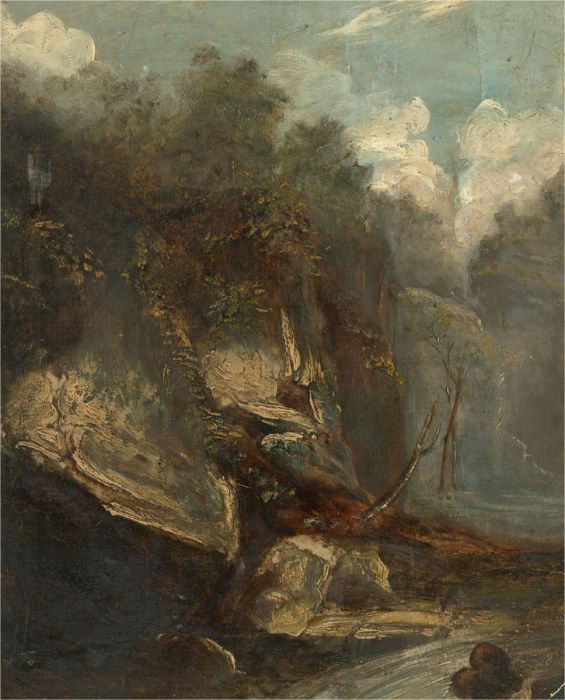 19th Century Oil - River Gorge