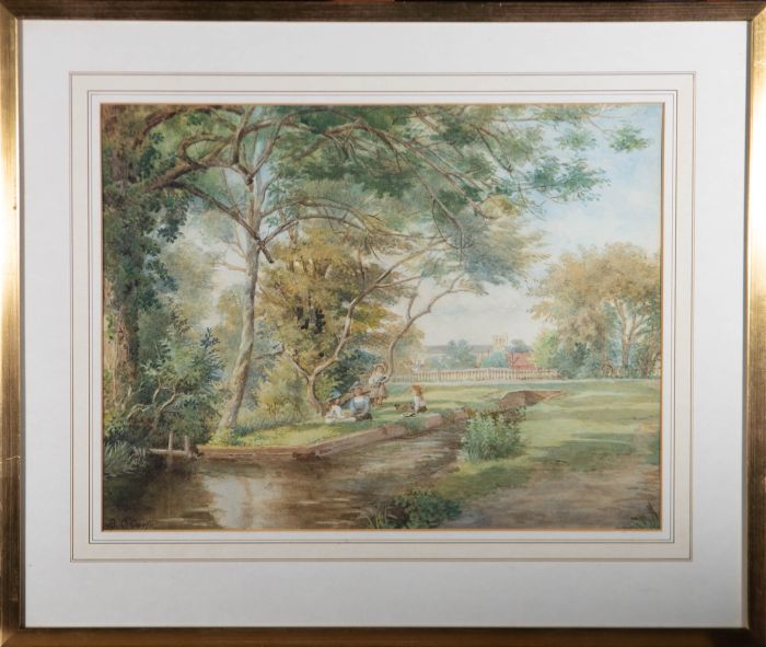 B. O. Corfe - Early 20th Century Watercolour, Resting In The Shade
