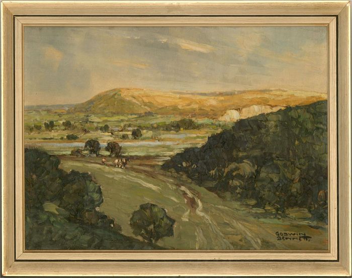 Godwin Bennett (1888-1950) - Early 20th Century Oil, Offham Combe, Sussex
