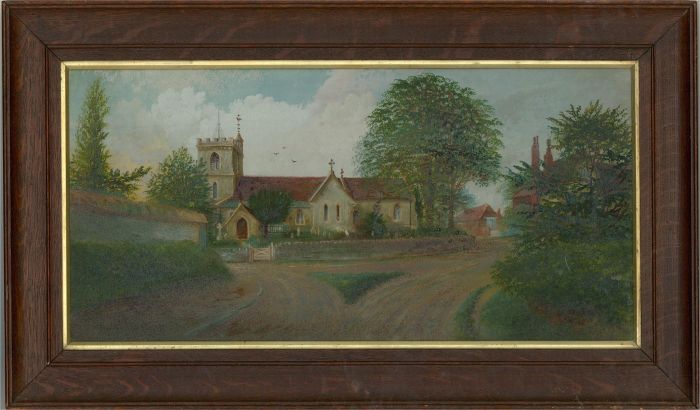 20th Century Oil - A Village Church