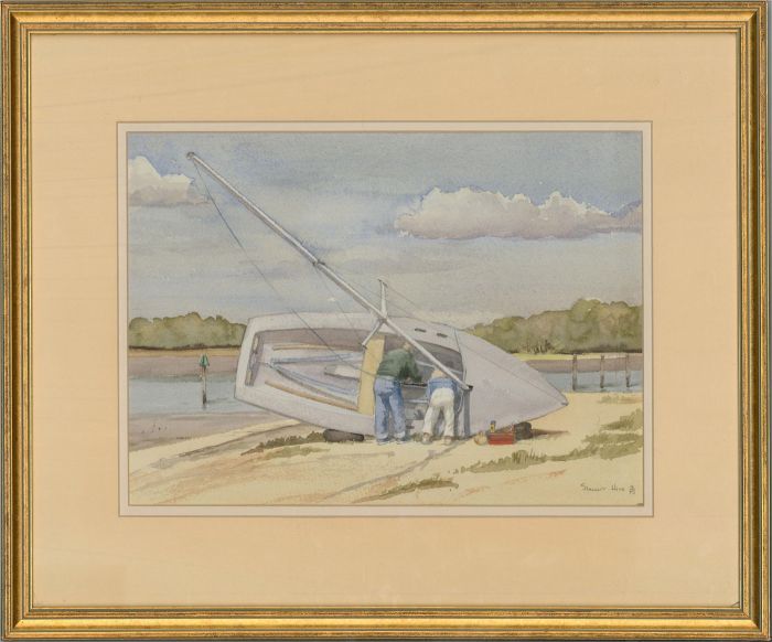 Stewart Charles Hine (1928-2018) - 1995 Watercolour, Maintenance