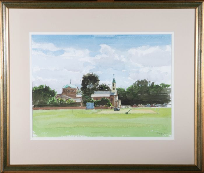 Stewart Charles Hine (1928-2018) - 2001 Watercolour, Kew Green