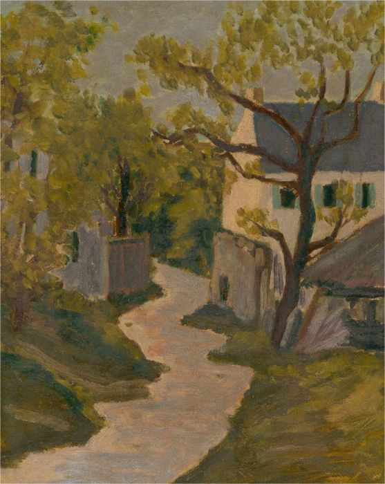 Early 20th Century Oil - The Country Lane