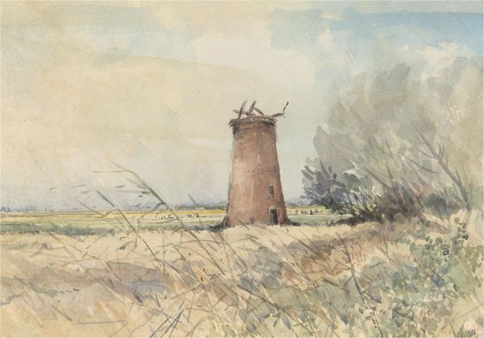 Jason Partner (1922-2005) - 20th Century Watercolour, Freethorpe Marshes
