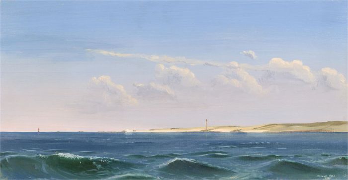 Stewart Charles Hine (1928-2018) - 1973 Oil, Cap de la Hague