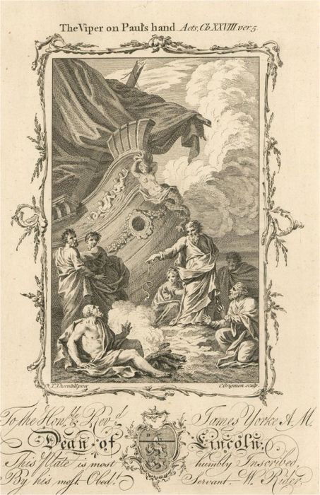 Charles Grignion the Elder (1721–1810) - 18th Century Engraving, The Viper