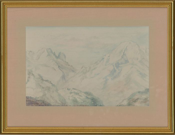 Alice E. Ingleby - Early 20th Century Watercolour, Early Morning at Arveyes
