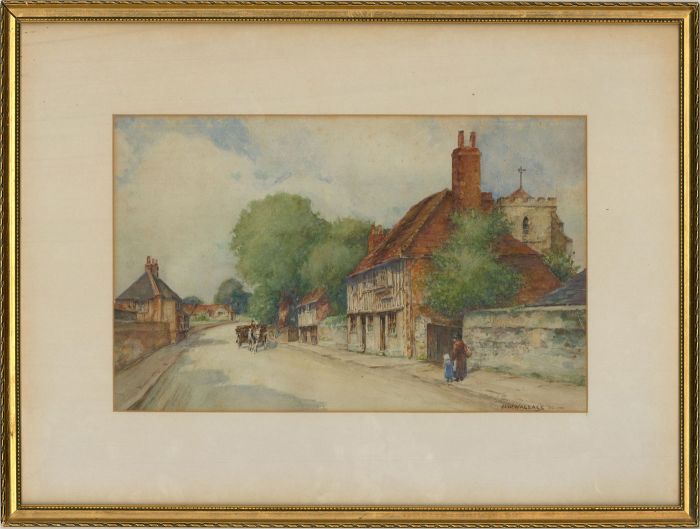 H. W. Wallace - 1930 Watercolour, Westham, Sussex