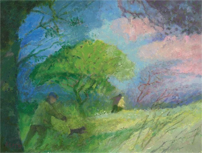 Keith Johnson (1931-2018) - Contemporary Oil, June Breezes