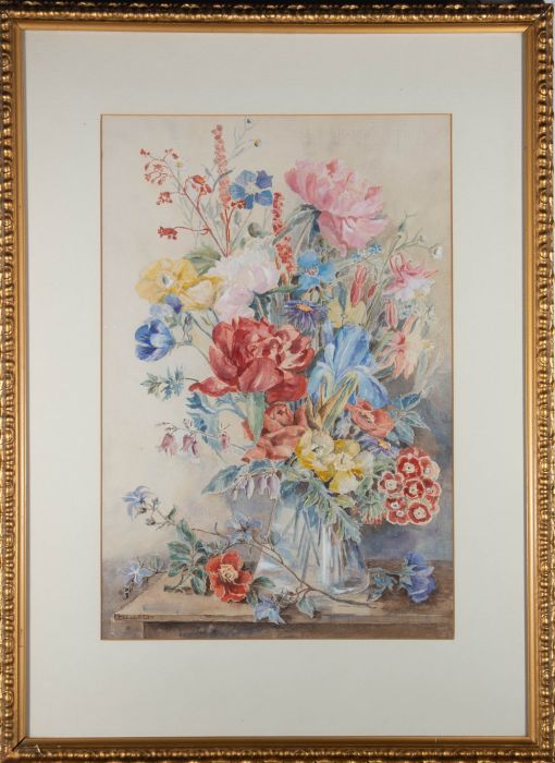 Irene B. Lett  - Mid 20th Century Watercolour, Floral Arrangement