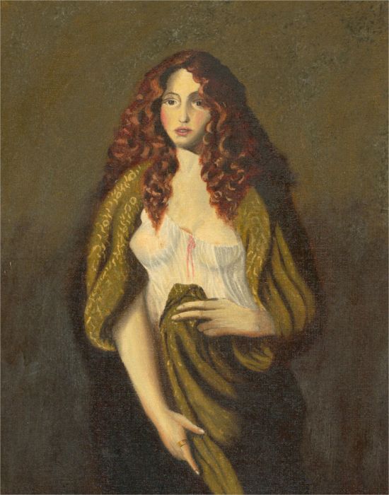 N.K. Day - Contemporary Oil, Portrait of a Woman