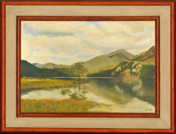 N.K. Day - 1983 Oil, Lake In The Foothills