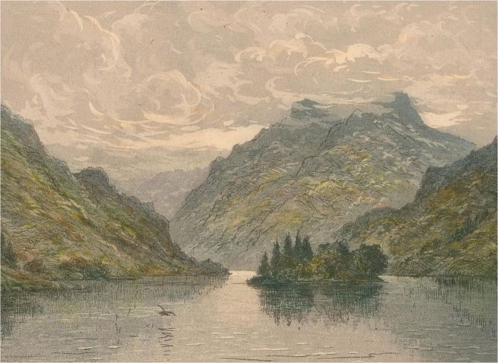 Claude H. Rowbotham (1864-1949) - Early 20th Century Aquatint, Loch Katrine