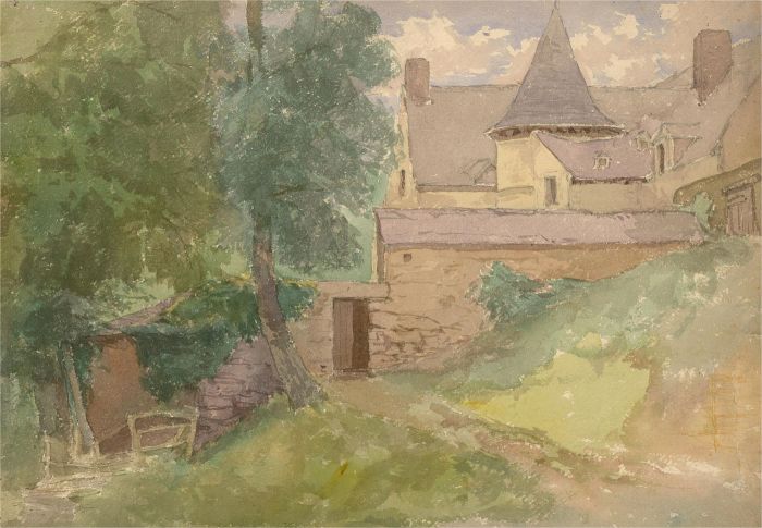 20th Century Watercolour - Country Garden