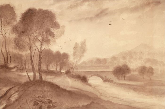 Attrib. George Sheffield (1839-1892) - Mid 19th Century Watercolour, Riverside