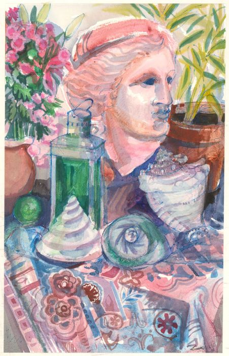 Pamela Guille ARCA - Contemporary Watercolour, Still Life, Ornaments