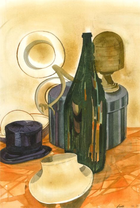 Pamela Guille ARCA - Contemporary Watercolour, Surreal Still Life