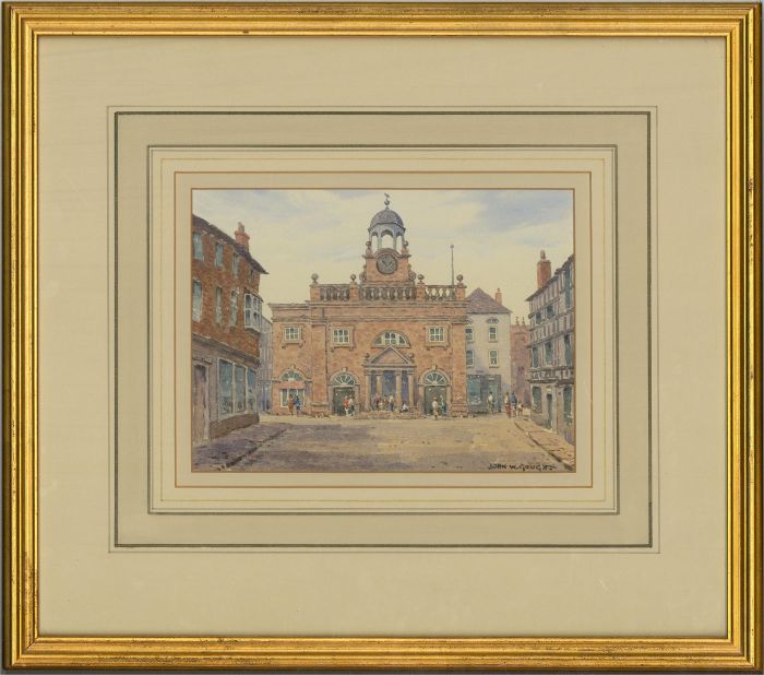 John Weston Gough (1929-2019) - Framed Watercolour, The Buttercross, Ludlow