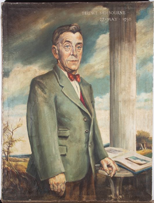 Terry Shelbourne (1930-2020) - 1958 Oil, Portrait of a Gentleman
