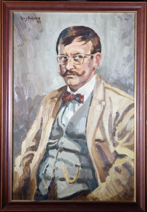 Terry Shelbourne (1930-2020) - 1972 Oil, Portrait of The Artist's Brother