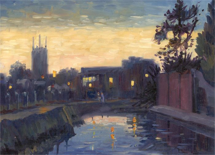 Terry Shelbourne (1930-2020) - 20th Century Oil, Early Evening