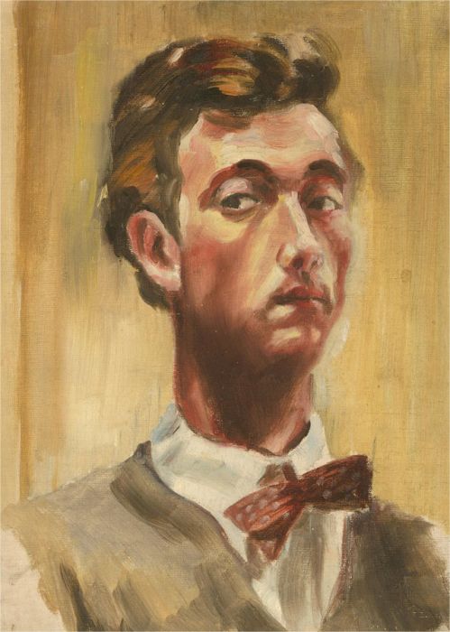 Terry Shelbourne (1930-2020) - 20th Century Oil, Portrait of a Young Man