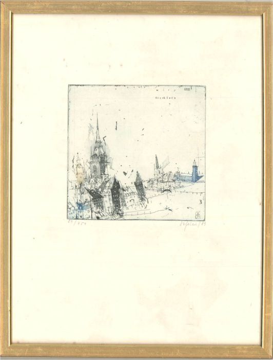 Alexander Befelein - Limited Run 1989 Etching, Stockholm