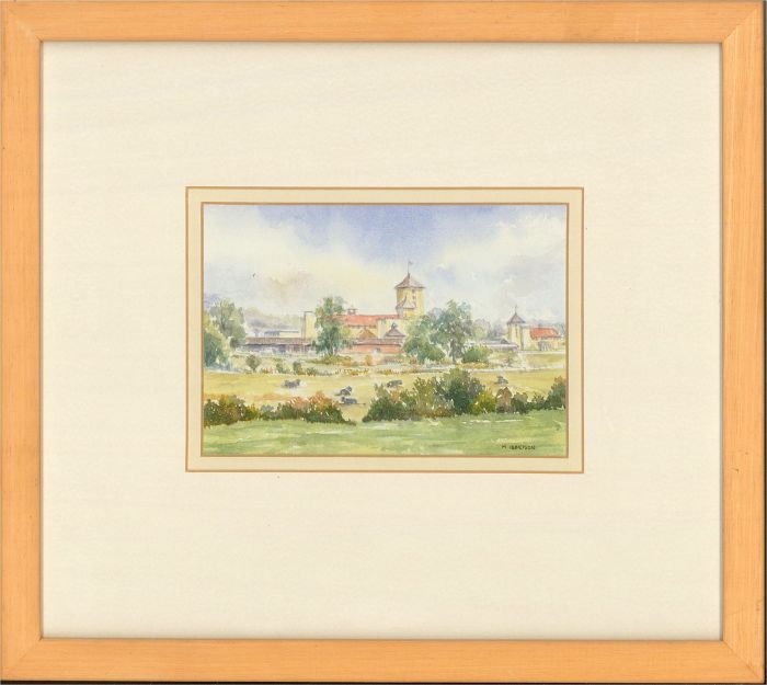 Maureen Ibbetson - 2006 Watercolour, Towcester Racecourse