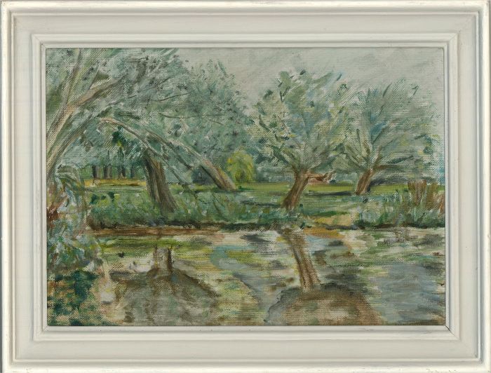 Contemporary Oil - A Little Lake View
