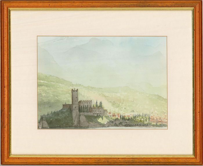 Bob Humphreys - 20th Century Watercolour, Malcesine, Lake Garda