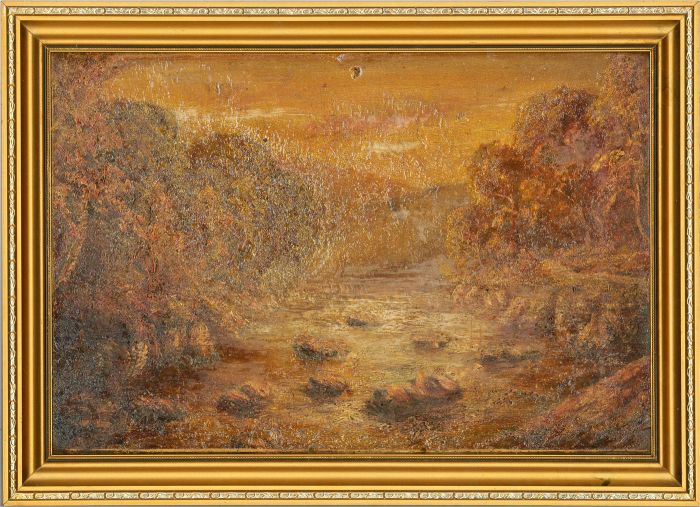 For Restoration - A Pair of Early 20th Century Oils - River Landscapes