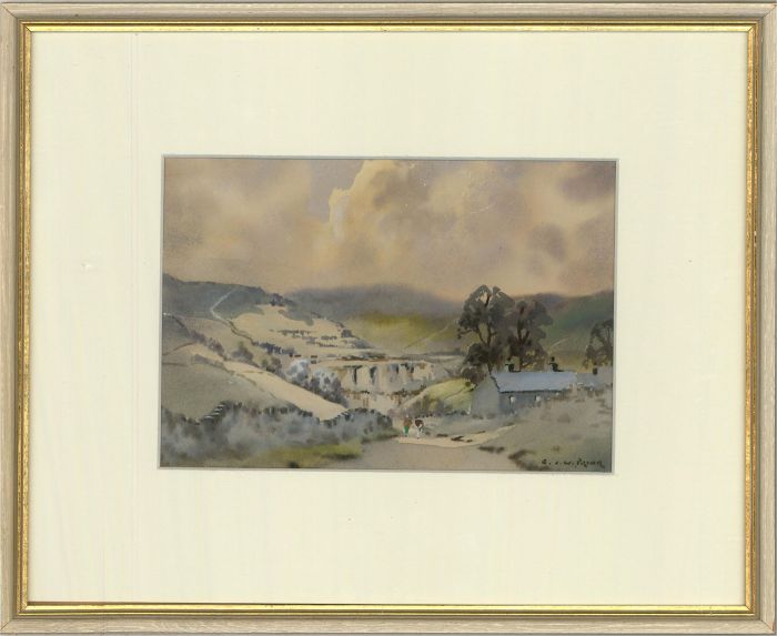 Ebenezer J. W. Prior (1914-1988) - 20th Century Watercolour, Malham Cove