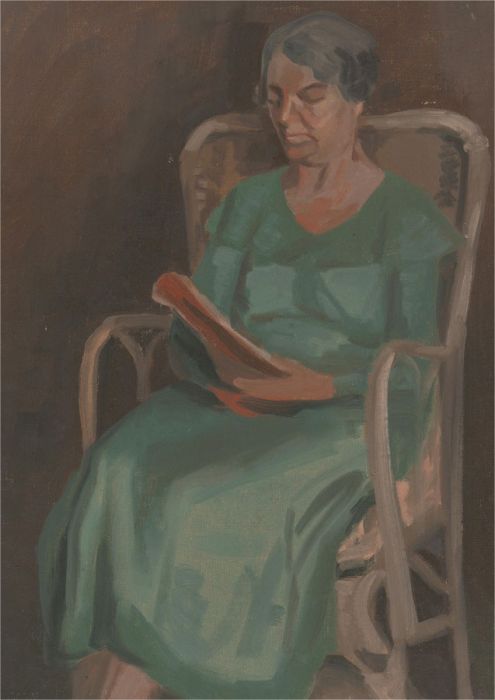 Mid 20th Century Oil - The Reader