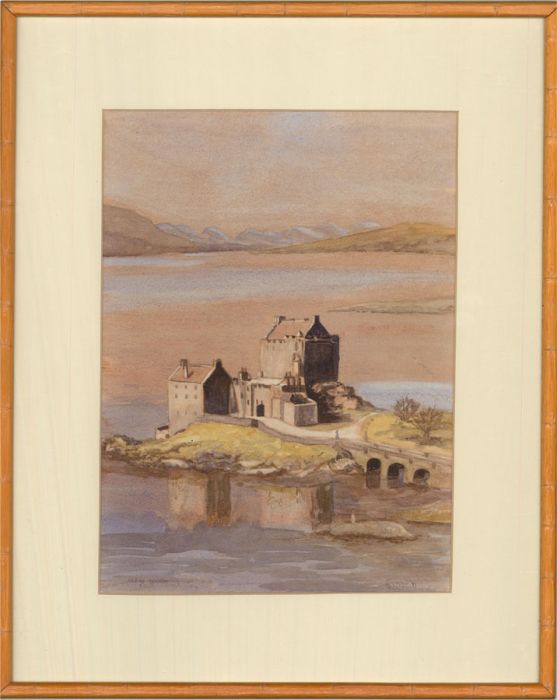 Gwyneth Willitt - Contemporary Watercolour, Eilean Donan Castle, Scotland