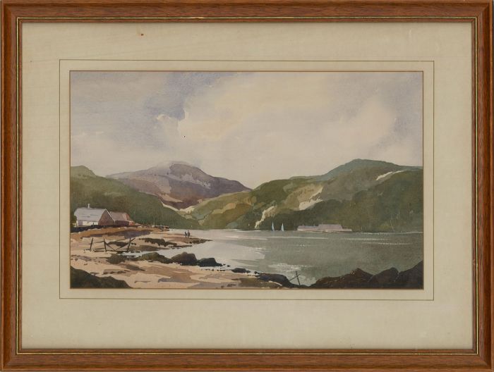 John Pillow - 1986 Watercolour, On Arran