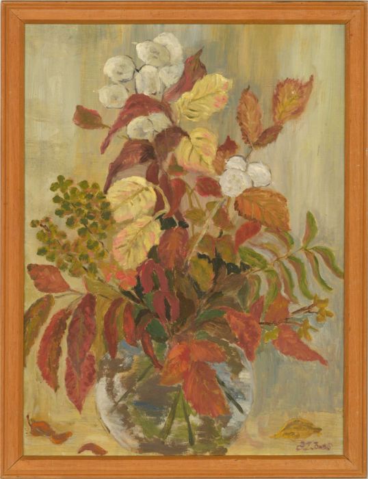 A.J. Jones - 20th Century Oil, Autumnal Bouquet
