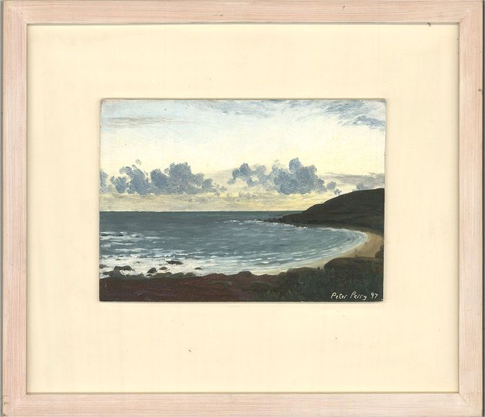 Peter Perry - 1997 Oil, Evening Sky, West Cornwall
