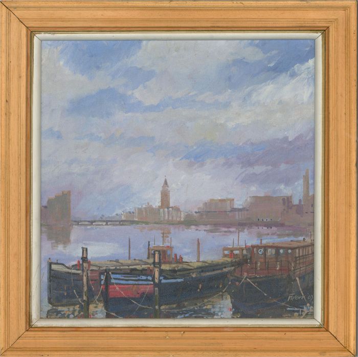 Fred Fielder - 2003 Acrylic, Afternoon Haze, Chelsea, London