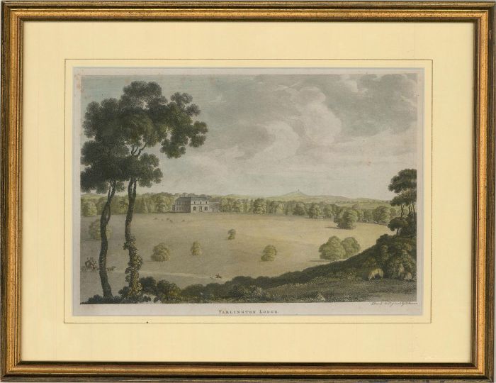 Thomas Bonnor (c.1740-c.1815) - Early 19th Century Engraving, Yarlington Lodge