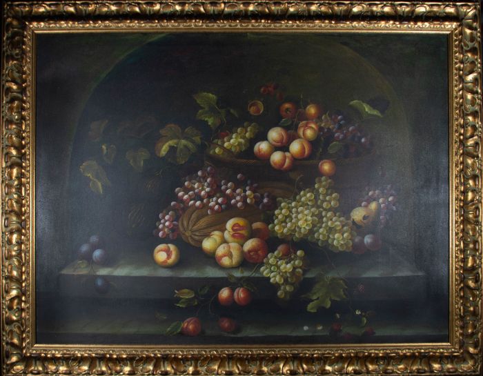 A. S. Alessi in the Manner of Abraham Mignon - Contemporary Oil, Nature's Bounty