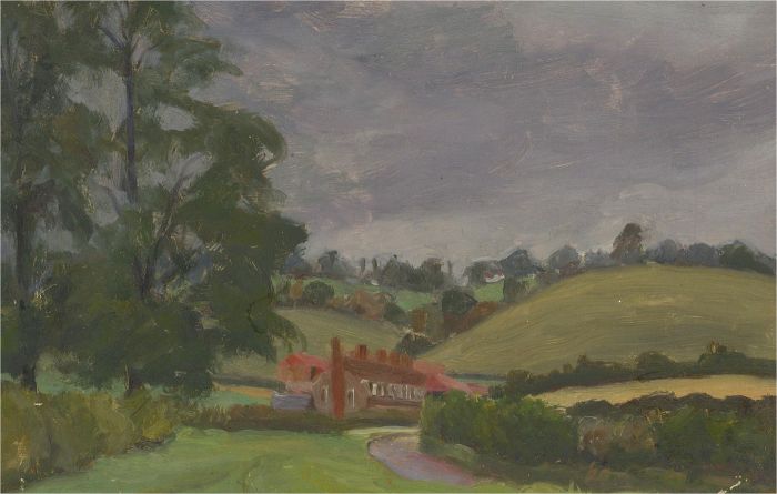 Vita Gollancz (1926-2009) - Contemporary Oil, In the Valley