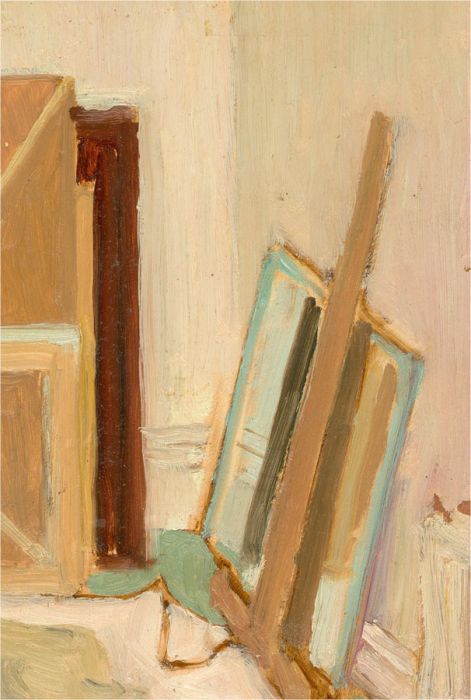 Vita Gollancz (1926-2009) - Contemporary Oil, Corner of Studio, Fulham