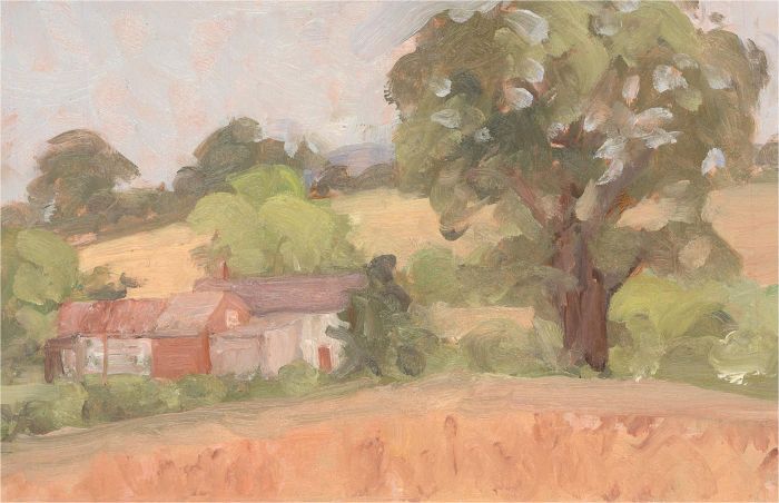 Vita Gollancz (1926-2009) - Contemporary Oil, Summer Landscape