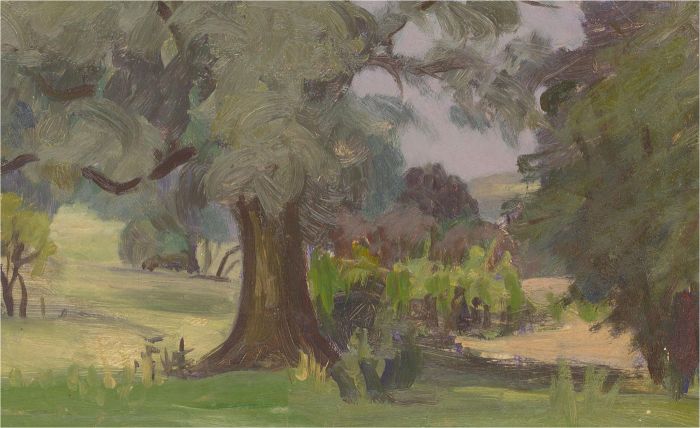 Vita Gollancz (1926-2009) - Contemporary Oil, Summer Trees