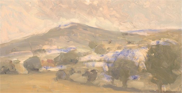 Vita Gollancz (1926-2009) - Contemporary Oil, Mountain Landscape
