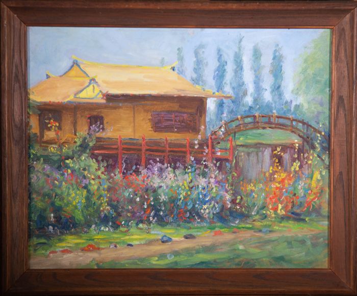 Contemporary Oil - Japanese Garden