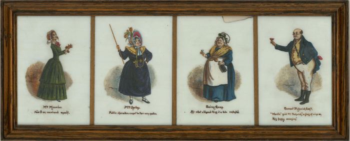 G. A. Sydenham  - Early 20th Century Oil, Dickens Characters II