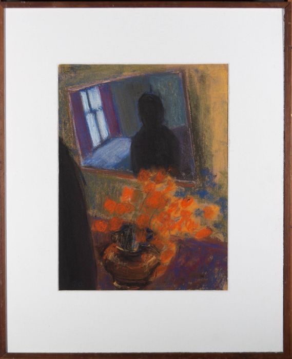 Geoff Ogden NSA (1929-1997) - c.1960 Pastel, The Reflection