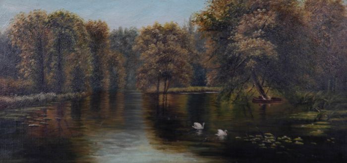 E. Robinson - 1930 Oil, Boating Lake